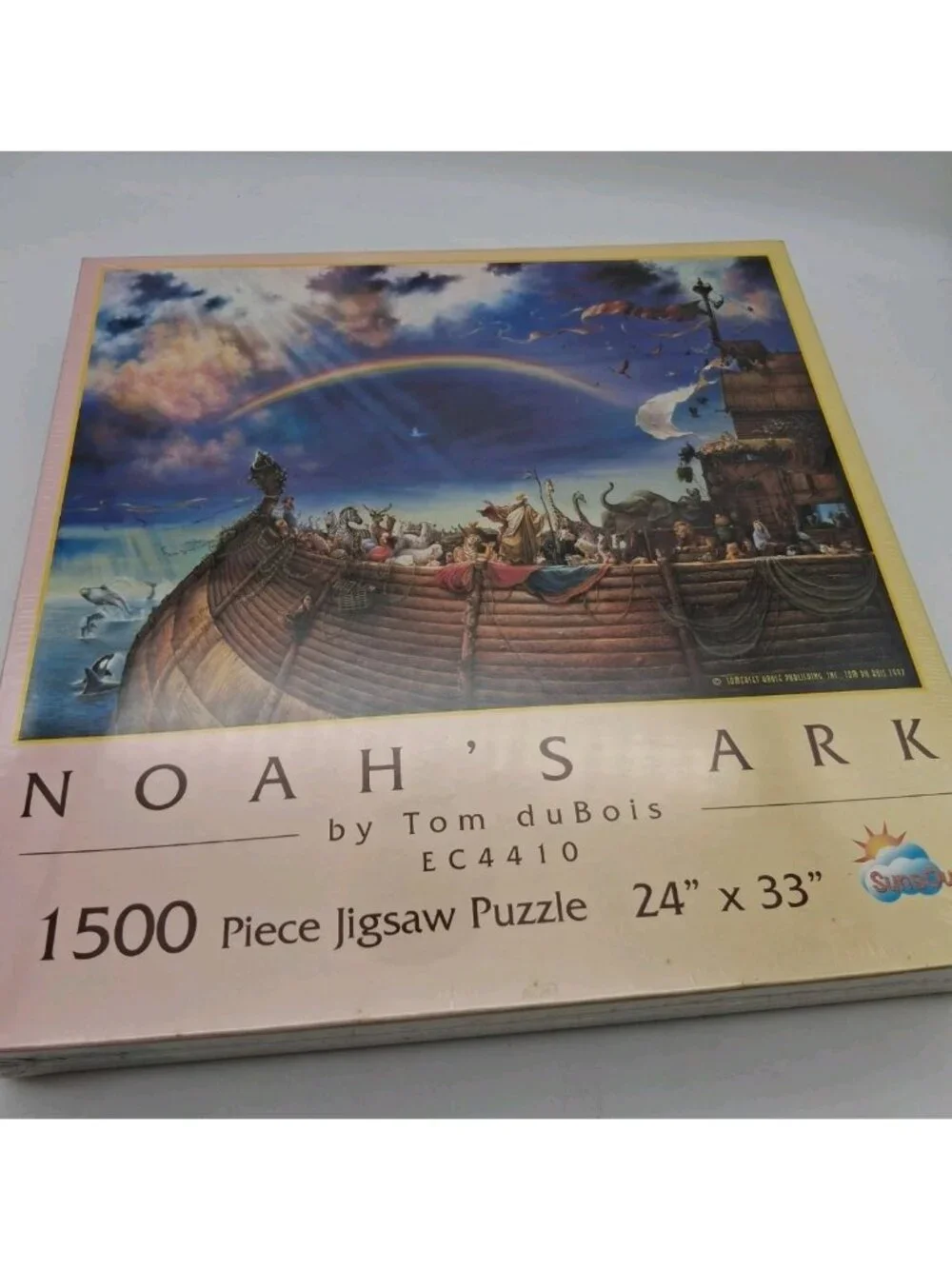 Noah's Ark 1500 Piece Jigsaw Puzzle by Tom DuBois 24